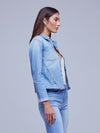 L'AGENCE JANELLE SLIM RAW JACKET IN OMAHA