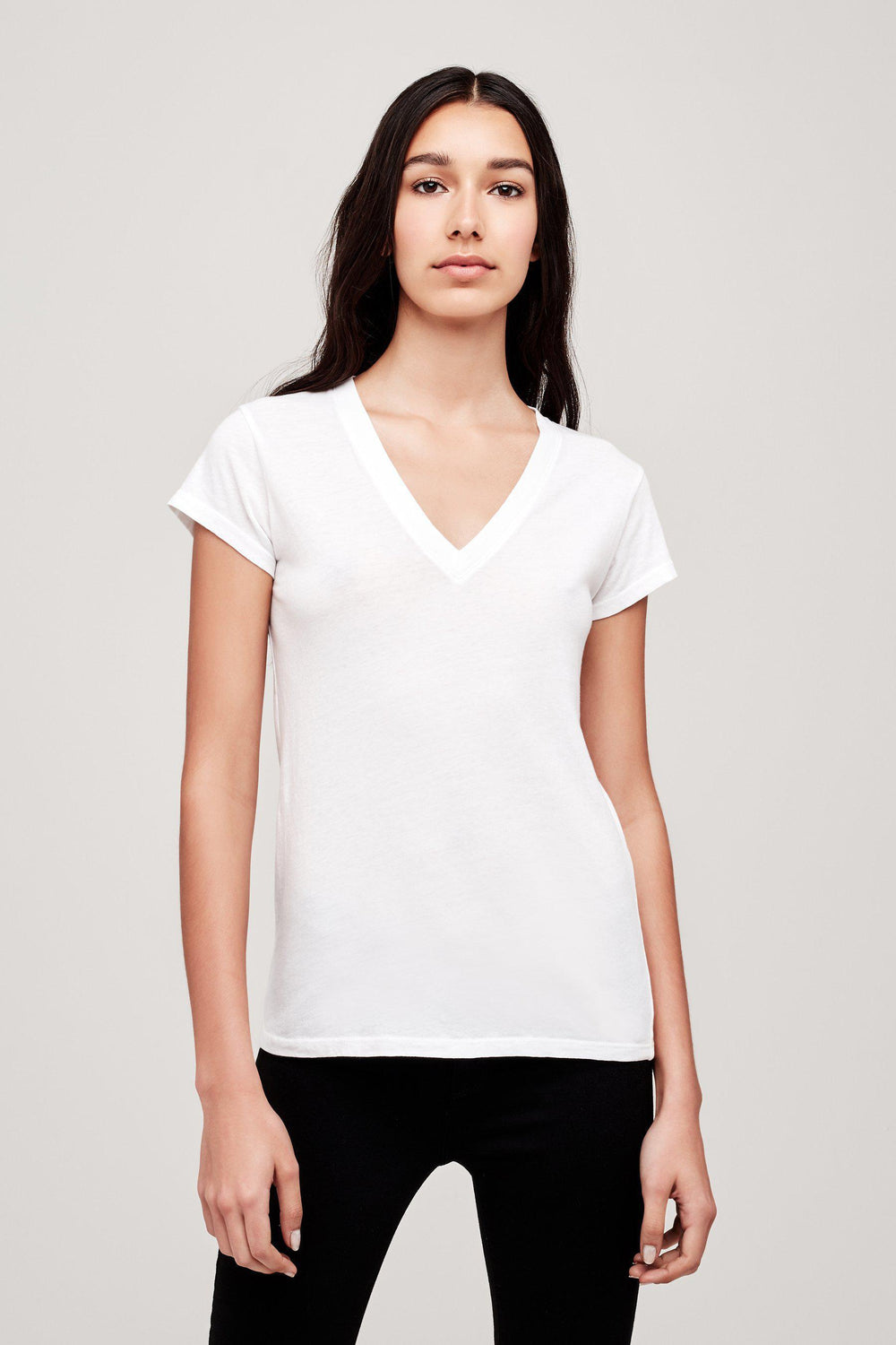BECCA V NECK TEE