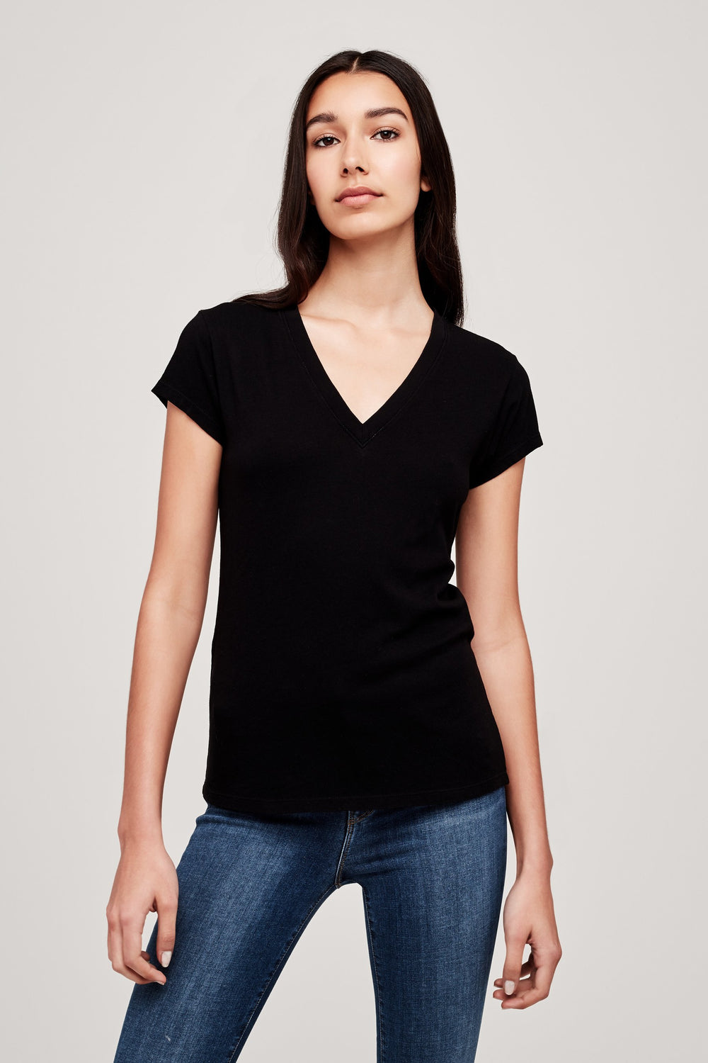 BECCA V NECK TEE