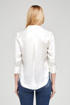 L'AGENCE DANI 3/4 BLOUSE IN IVORY