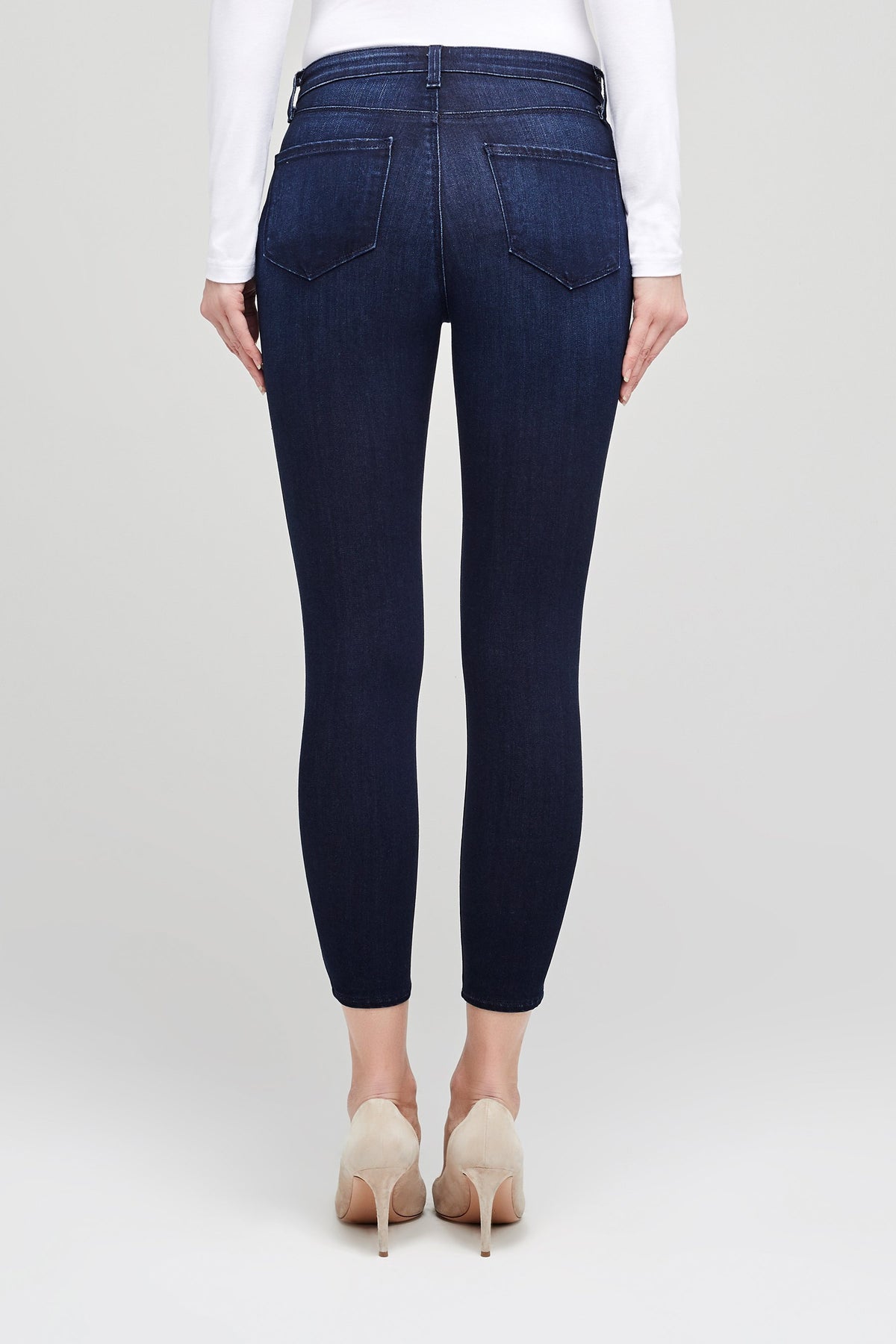 MARGUERITE HIGH RISE SKINNY IN MARINO BLUE
