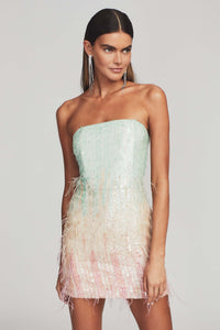 RETROFETE ANASTASIA DRESS IN FEATHER