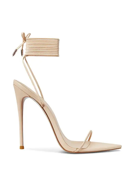 FEMME LA LUCE MINIMALE SANDAL IN LATTE – Big Drop NYC