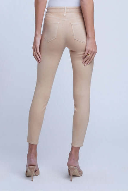 L'AGENCE MARGOT COATED IN NUDE/ WHITE COATED CONTRAST