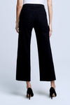 L'AGENCE DANICA HIGH RISE WIDE LEG JEAN IN SATURATED BLACK