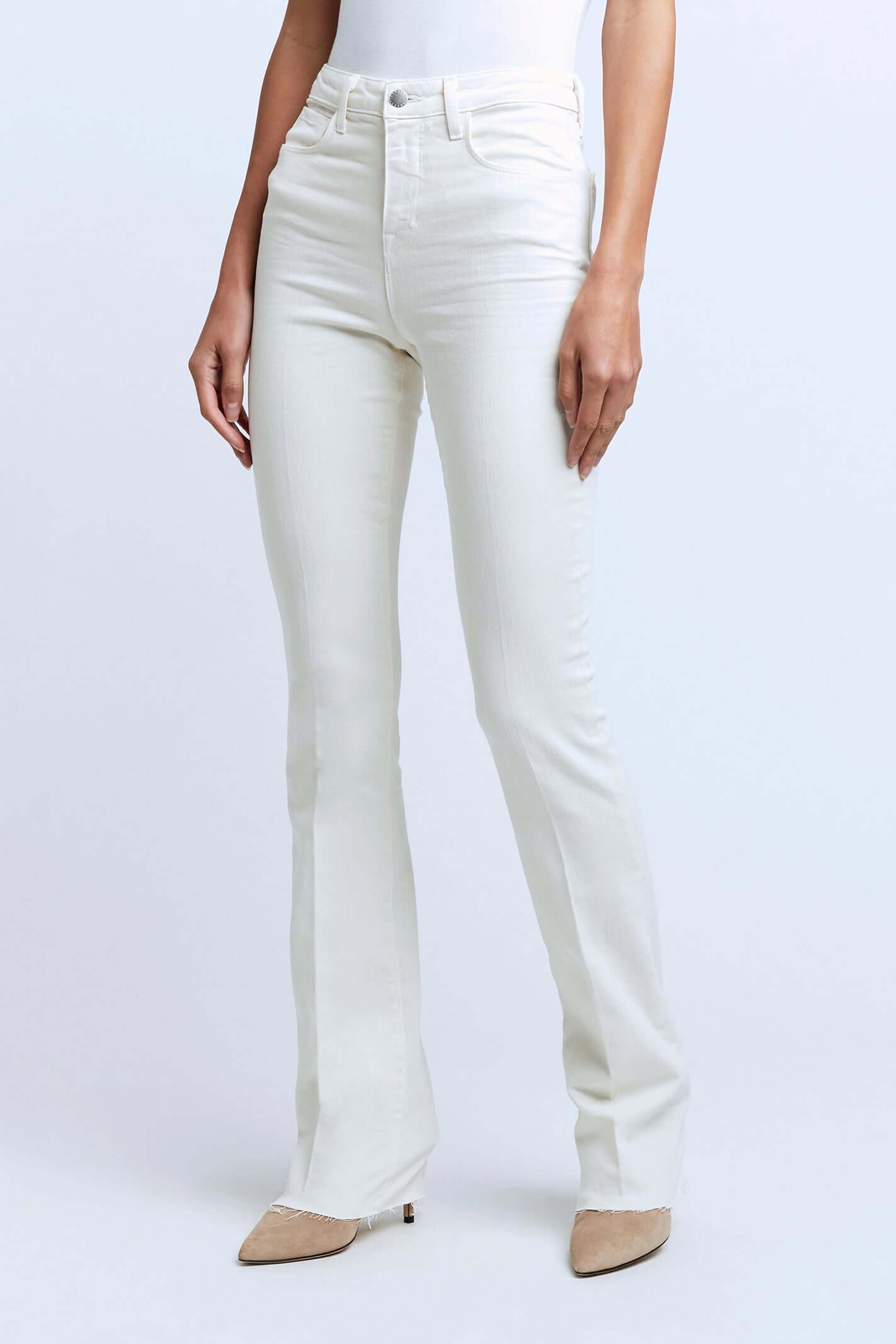 L'AGENCE RUTH H/R STRAIGHT IN VINTAGE WHITE