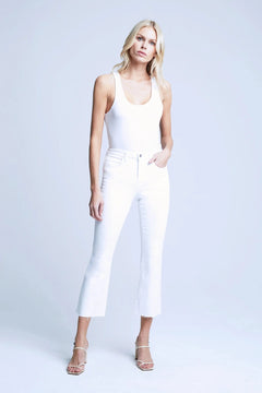 KENDRA H/R CROP FLARE JEAN