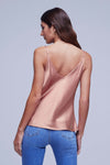 L'AGENCE LEXI CAMISOLE IN ROSE TAN