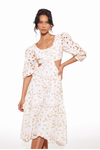 WAIMARI MERIDA DRESS IN WHITE