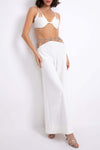 PATBO MOLDED BUSTIER TOP IN WHITE