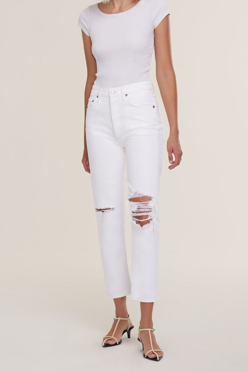 RILEY H/R STRAIGHT CROP JEAN