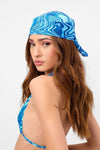 FRANKIE'S BIKINIS HEIDI HEADSCARF IN ELECTRIC