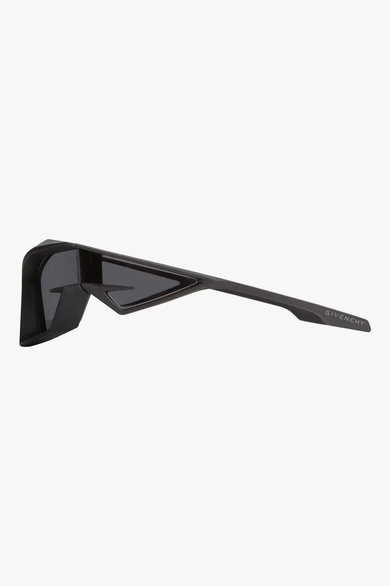 GIVENCHY GIV CUT SUNGLASSES IN MATTE BLACK/SMOKE
