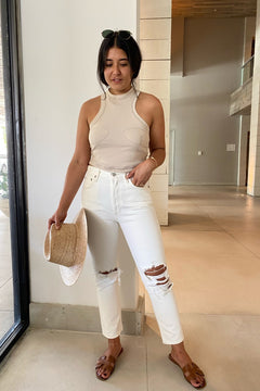 RILEY H/R STRAIGHT CROP JEAN