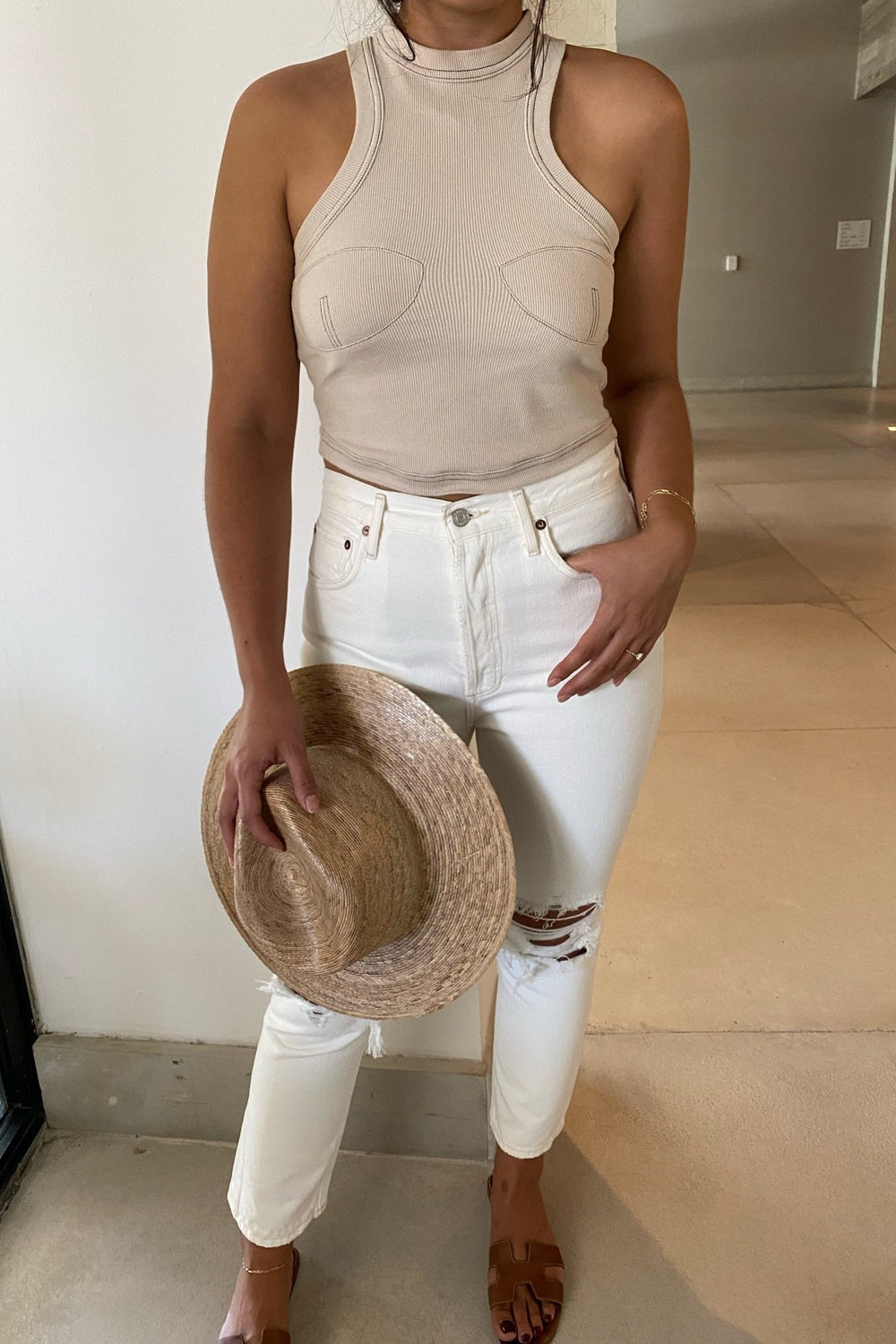 RILEY H/R STRAIGHT CROP JEAN