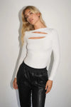 LNA SIRE FAUX LEATHER JOGGER IN BLACK