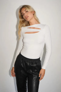 LNA SIRE FAUX LEATHER JOGGER IN BLACK