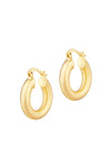 ELECTRIC PICKS MINI HENDRIX HOOPS IN GOLD