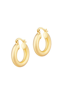 ELECTRIC PICKS MINI HENDRIX HOOPS IN GOLD