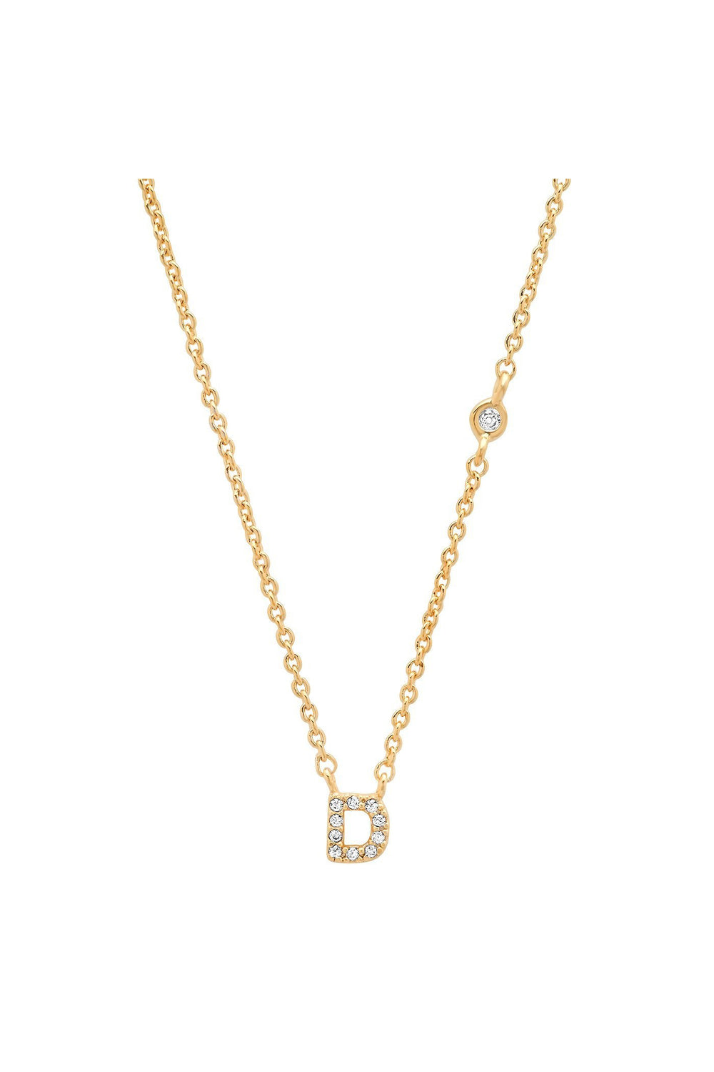PAVE MINI INITIAL NECKLACE