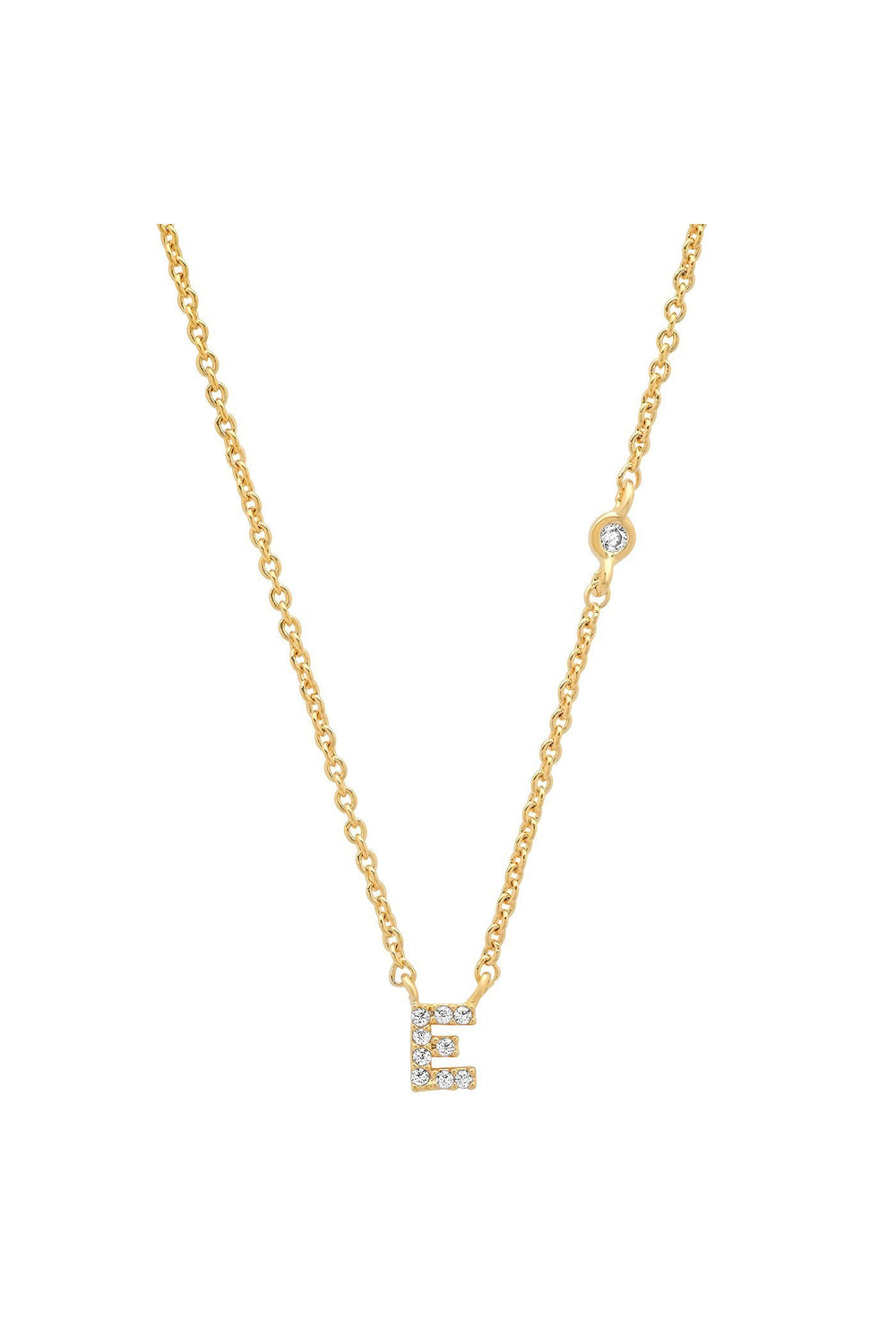 PAVE MINI INITIAL NECKLACE