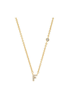 PAVE MINI INITIAL NECKLACE
