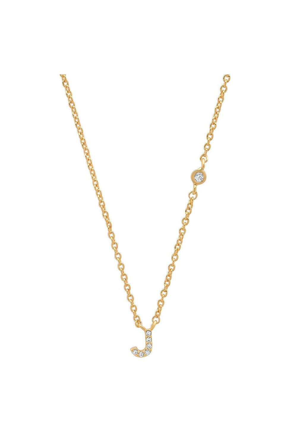 PAVE MINI INITIAL NECKLACE