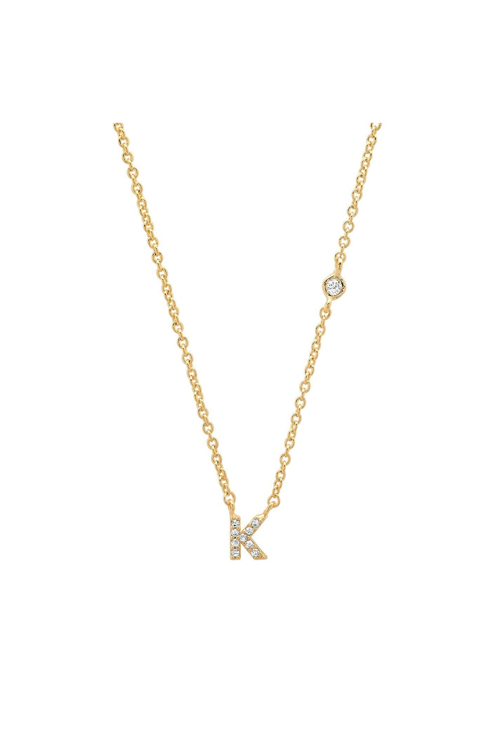 PAVE MINI INITIAL NECKLACE