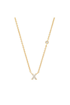 PAVE MINI INITIAL NECKLACE