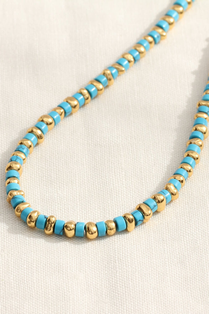 JACKIE MACK DESIGNS COMO NECKLACE IN TURQUOISE