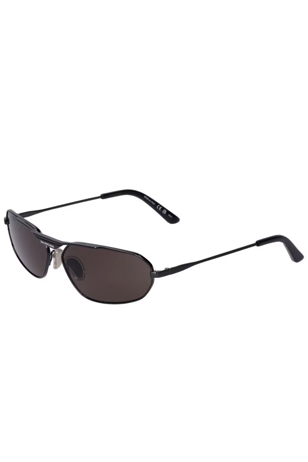 【関税&送料込】Balenciaga Black l Tag 2.0 Navigator Sun Balenciaga - Tag 2.0 Navigator Sunglasses - Black