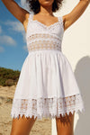 CHARO RUIZ IBIZA MARILYN DRESS IN WHITE